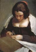 Diego Velazquez The Needlewoman (unfinished) (df01) oil painting reproduction